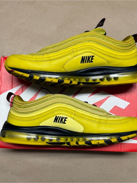 Nike Air Max 97 Bright Citron Yellow size 13 men’s running shoes Rare! main image 3